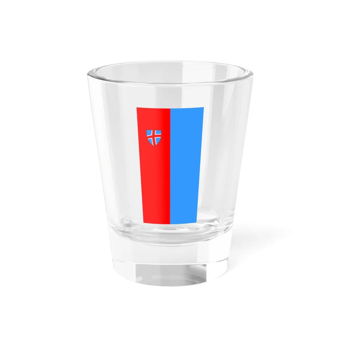 Flag of Piran vertical (Slovenia) Shot Glass 1.5oz 1.5oz - Go Mug Yourself