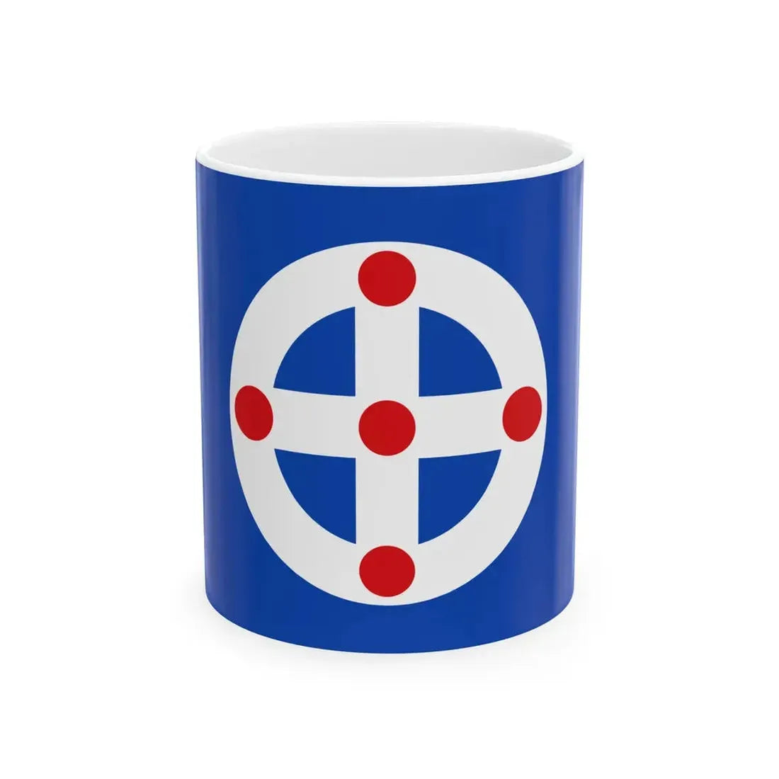 Flag of Pirita district Tallinn Estonia (Estonia) White Coffee Mug 11oz - Go Mug Yourself