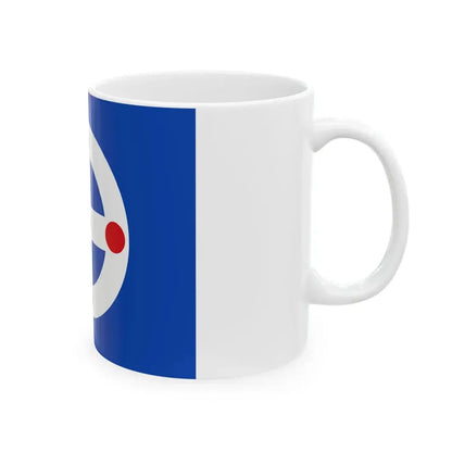 Flag of Pirita district Tallinn Estonia (Estonia) White Coffee Mug - Go Mug Yourself