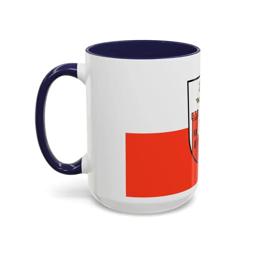 Flag of Pirmasens Germany - Accent Coffee Mug - Go Mug Yourself
