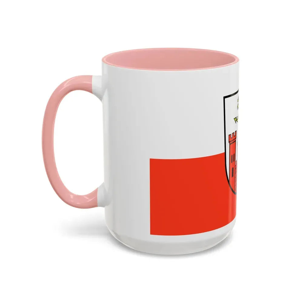 Flag of Pirmasens Germany - Accent Coffee Mug - Go Mug Yourself