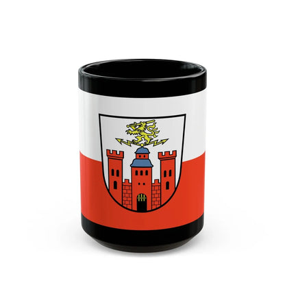 Flag of Pirmasens Germany - Black Coffee Mug-15oz-Go Mug Yourself