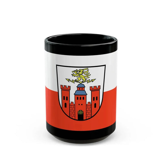 Flag of Pirmasens Germany - Black Coffee Mug 15oz - Go Mug Yourself