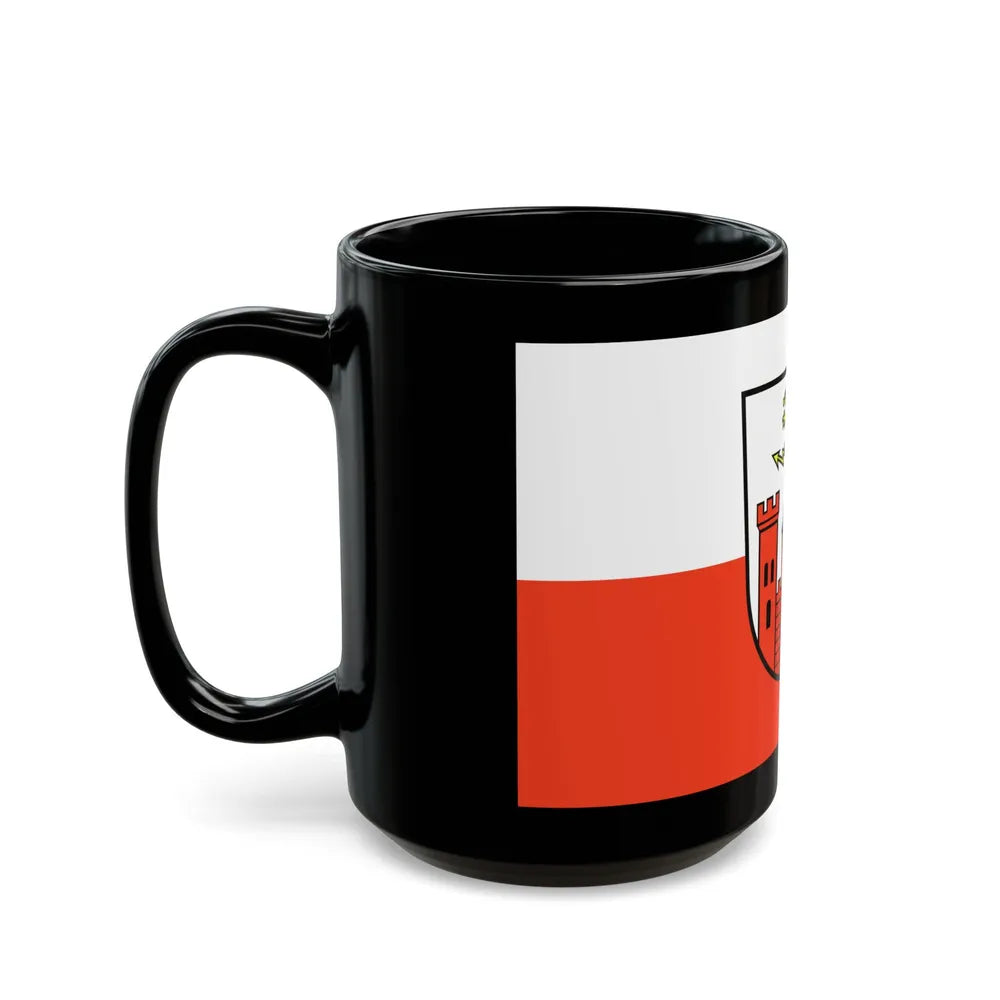 Flag of Pirmasens Germany - Black Coffee Mug-Go Mug Yourself