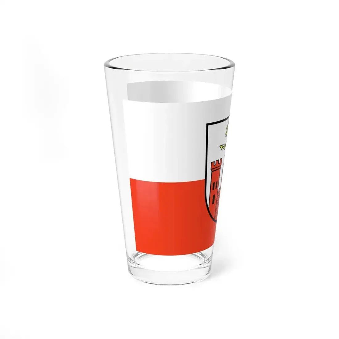 Flag of Pirmasens Germany - Pint Glass 16oz - Go Mug Yourself