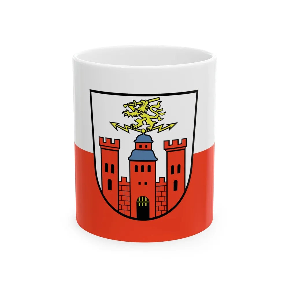 Flag of Pirmasens Germany - White Coffee Mug-11oz-Go Mug Yourself