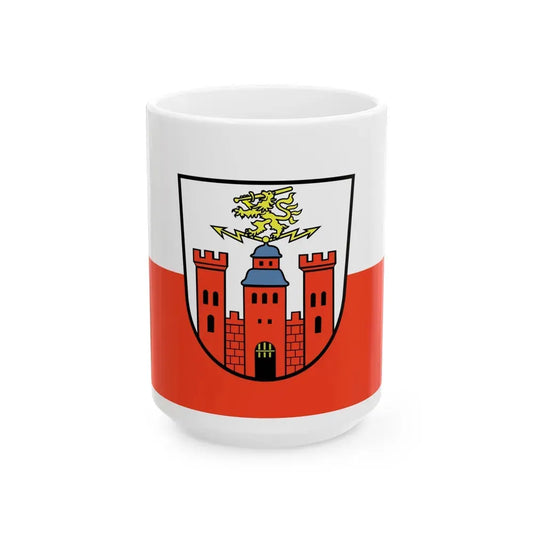 Flag of Pirmasens Germany - White Coffee Mug 15oz - Go Mug Yourself