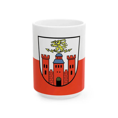 Flag of Pirmasens (Germany) White Coffee Mug 15oz - Go Mug Yourself