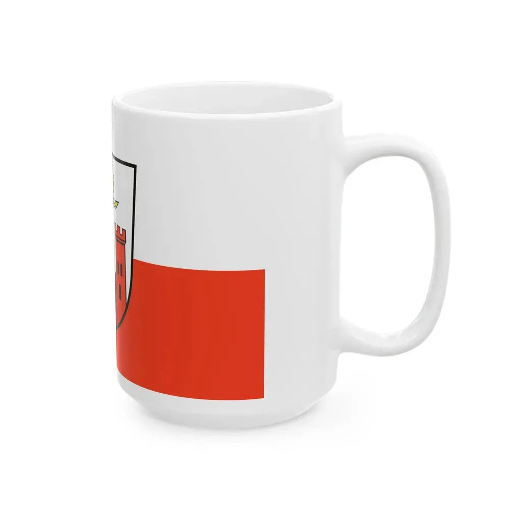 Flag of Pirmasens Germany - White Coffee Mug - Go Mug Yourself