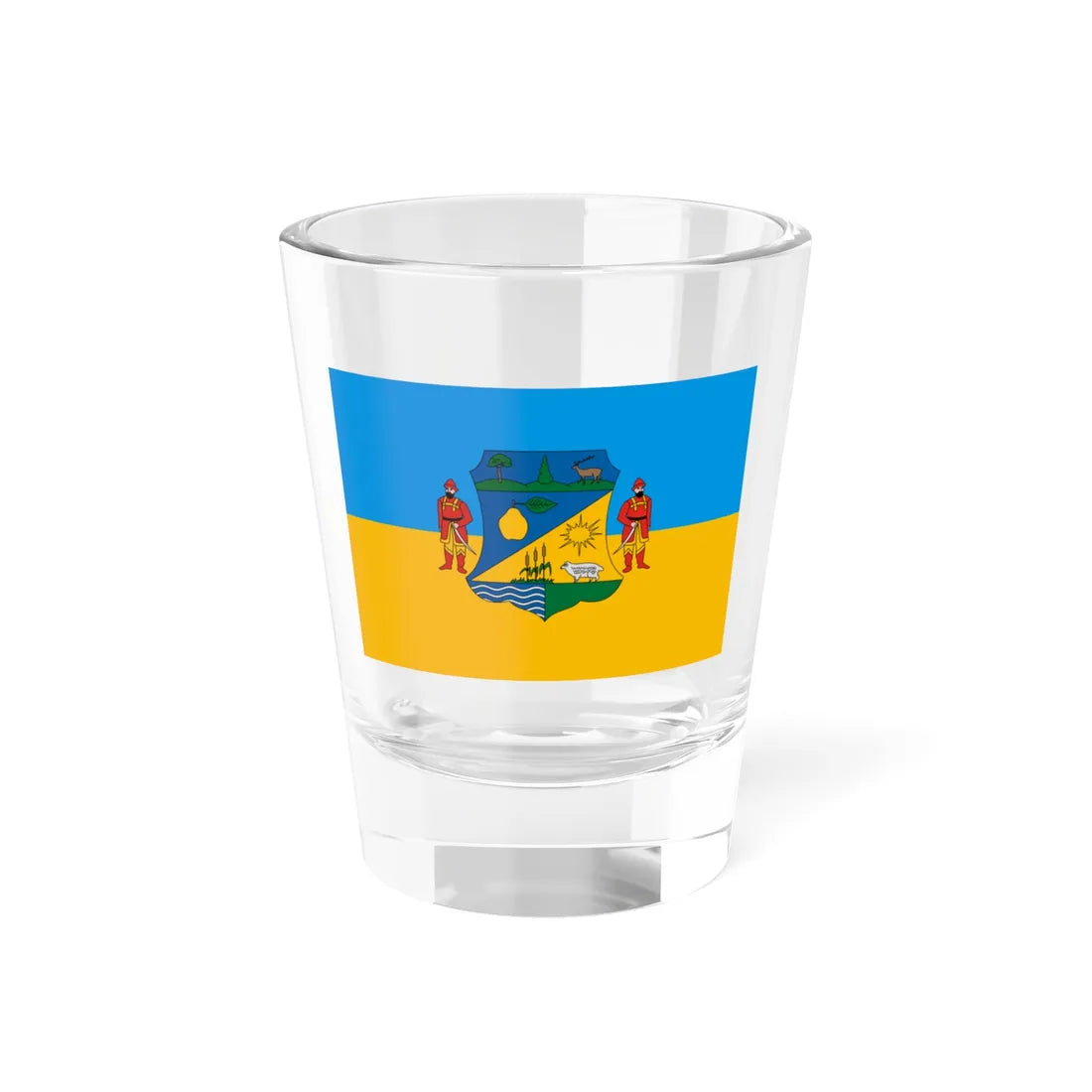 Flag of Pirto (Hungary) Shot Glass 1.5oz 1.5oz - Go Mug Yourself