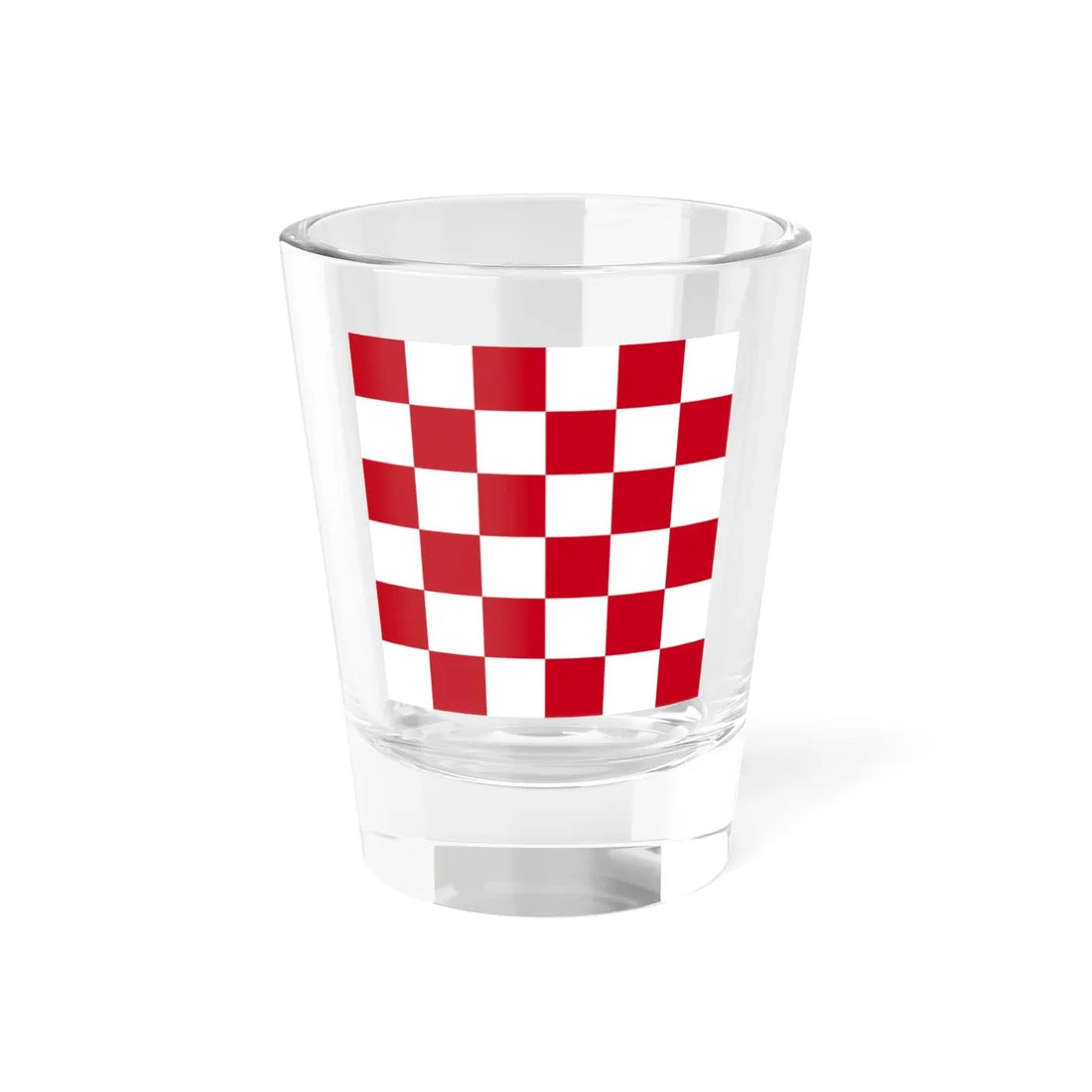 Flag of Pistoia 1-1 (Italy) Shot Glass 1.5oz 1.5oz - Go Mug Yourself