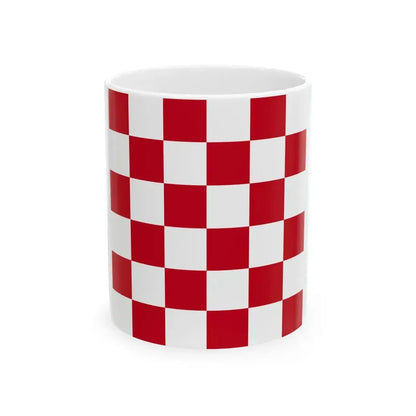 Flag of Pistoia 1-1 (Italy) White Coffee Mug 11oz - Go Mug Yourself