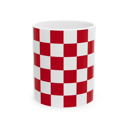 Flag of Pistoia 1-1 (Italy) White Coffee Mug 11oz - Go Mug Yourself