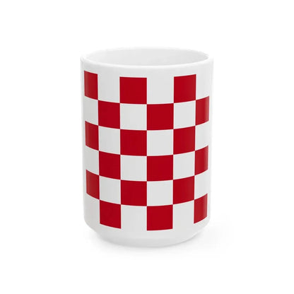 Flag of Pistoia 1-1 (Italy) White Coffee Mug 15oz - Go Mug Yourself