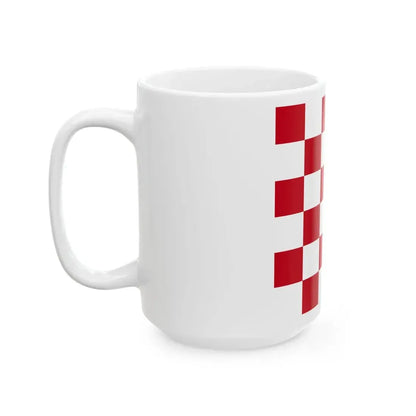 Flag of Pistoia 1-1 (Italy) White Coffee Mug - Go Mug Yourself