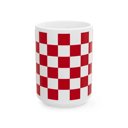 Flag of Pistoia (Italy) White Coffee Mug 15oz - Go Mug Yourself