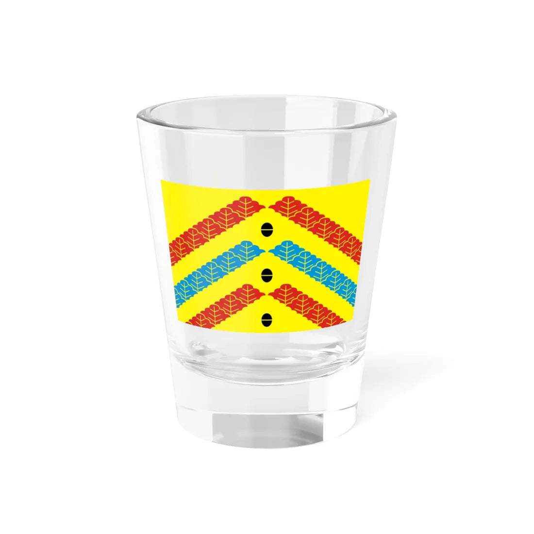 Flag of Pitishevskoe Chuvashia (Russia) Shot Glass 1.5oz 1.5oz - Go Mug Yourself