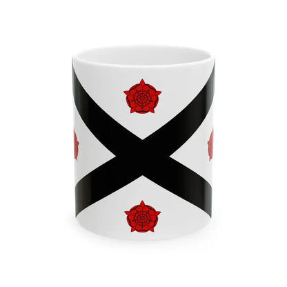 Flag of Plancoet (France) White Coffee Mug 11oz - Go Mug Yourself