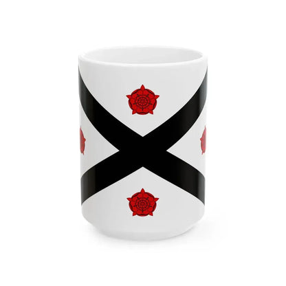 Flag of Plancoet (France) White Coffee Mug 15oz - Go Mug Yourself