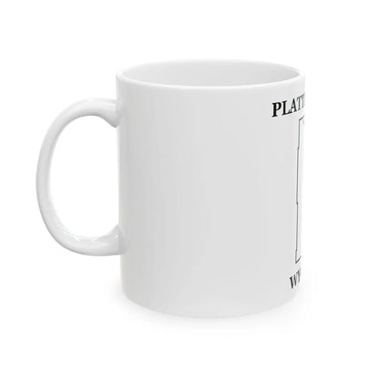 Flag of Platte County Wyoming (United States) White Coffee Mug - Go Mug Yourself