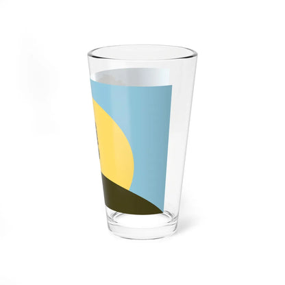 Flag of Pleasant Ridge Michigan (United States) Pint Glass 16oz - Go Mug Yourself