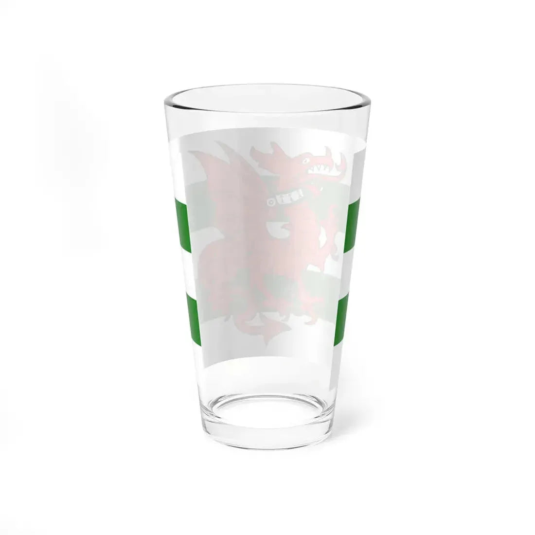 Flag of Plomelin (France) Pint Glass 16oz - Go Mug Yourself