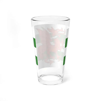 Flag of Plomelin (France) Pint Glass 16oz - Go Mug Yourself