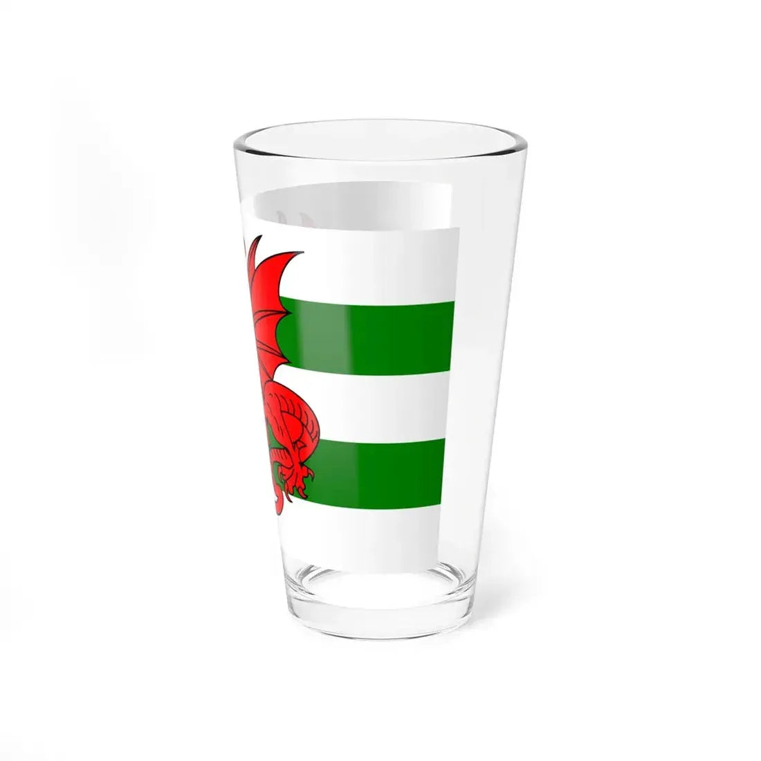 Flag of Plomelin (France) Pint Glass 16oz - Go Mug Yourself
