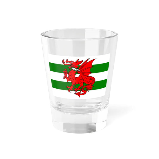 Flag of Plomelin (France) Shot Glass 1.5oz 1.5oz - Go Mug Yourself