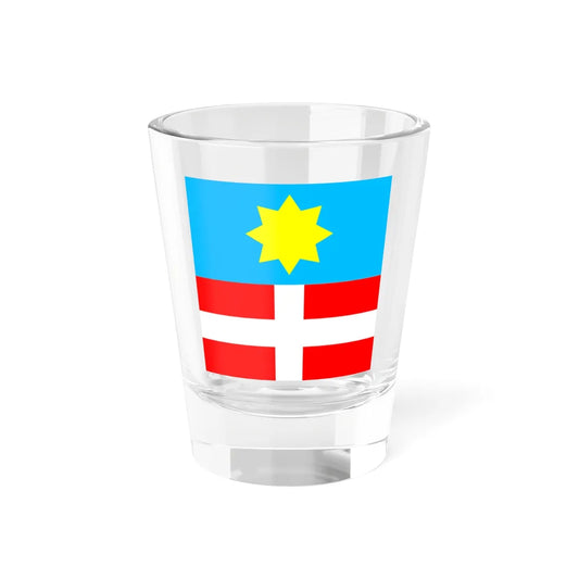 Flag of Pochaiv (Ukraine) Shot Glass 1.5oz 1.5oz - Go Mug Yourself