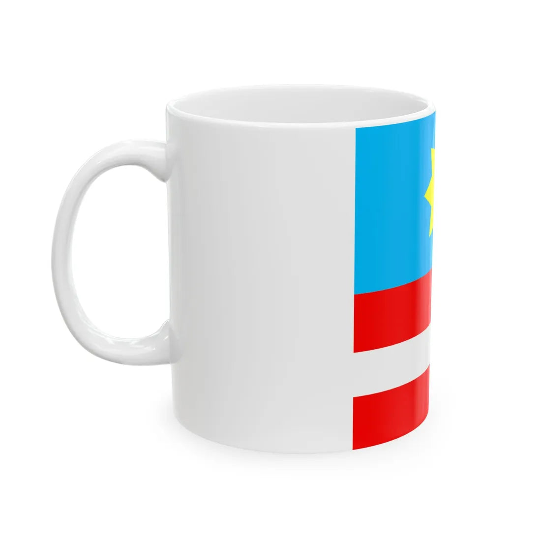 Flag of Pochaiv (Ukraine) White Coffee Mug - Go Mug Yourself
