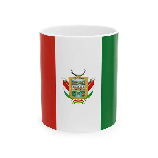 Flag of Pocona Bolivia (Bolivia) White Coffee Mug 11oz - Go Mug Yourself