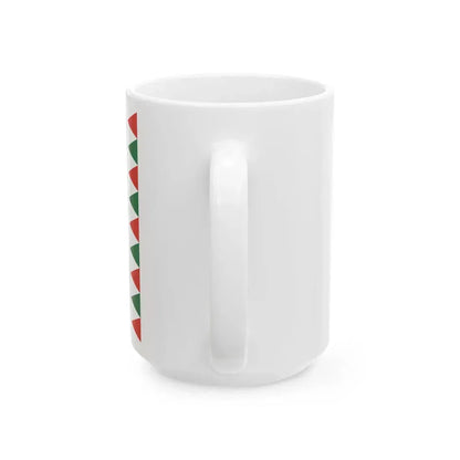 Flag of Pocsa (Hungary) White Coffee Mug - Go Mug Yourself