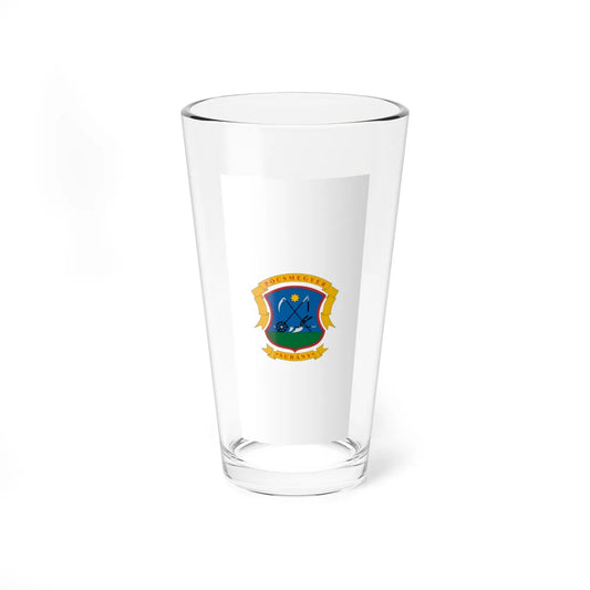 Flag of Pocsmegyer vertical (Hungary) Pint Glass 16oz 16oz - Go Mug Yourself