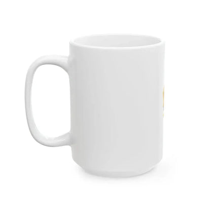 Flag of Pocsmegyer vertical (Hungary) White Coffee Mug - Go Mug Yourself