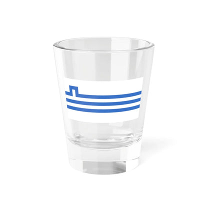 Flag of Podgorica Montenegro (Montenegro) Shot Glass 1.5oz 1.5oz - Go Mug Yourself