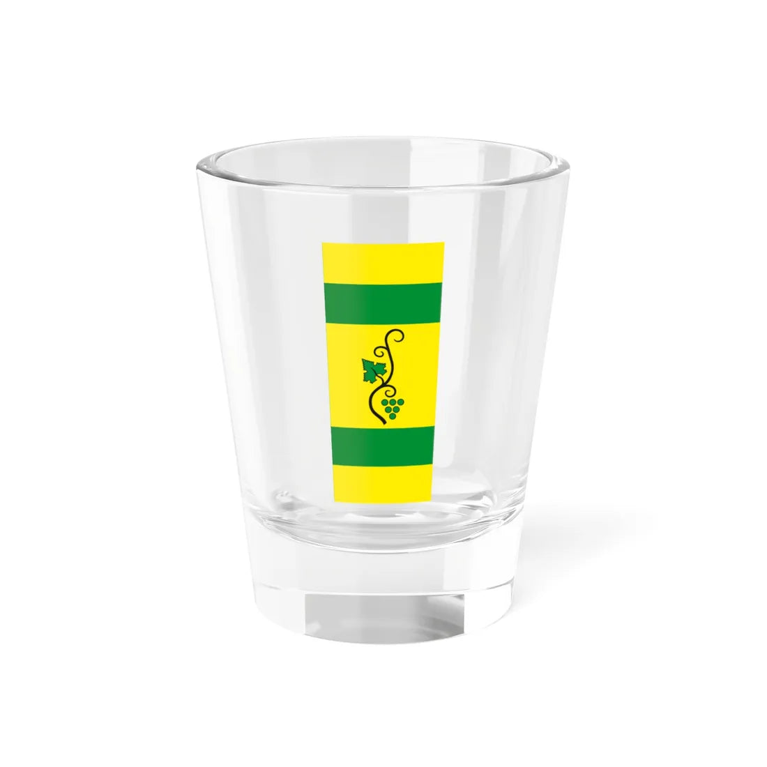 Flag of Podlehnik vertical (Slovenia) Shot Glass 1.5oz 1.5oz - Go Mug Yourself