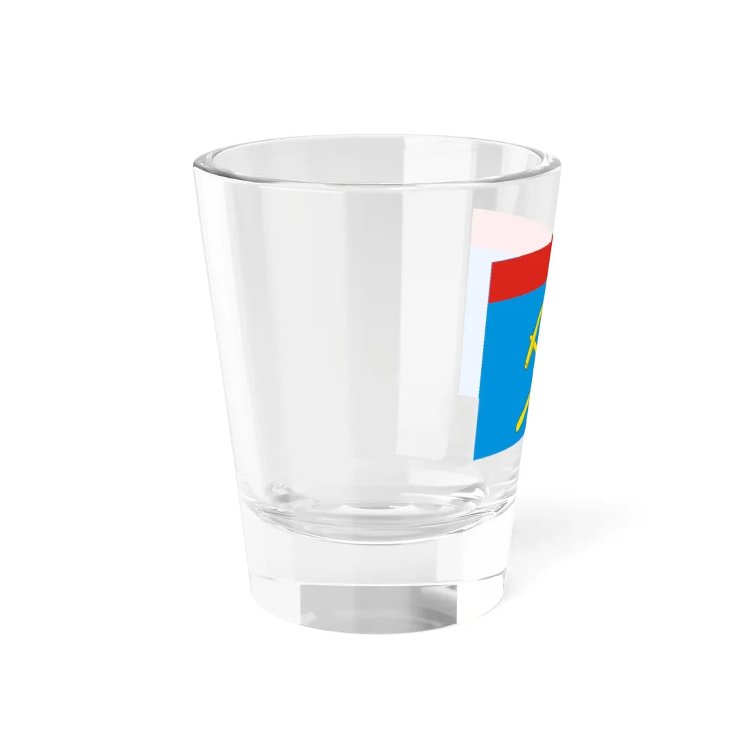 Flag of Podolsk Moscow oblast (Russia) Shot Glass 1.5oz - Go Mug Yourself