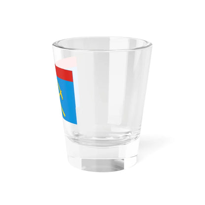 Flag of Podolsk Moscow oblast (Russia) Shot Glass 1.5oz - Go Mug Yourself