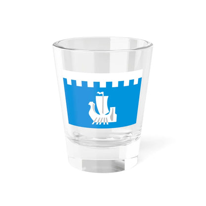 Flag of Podosinovsky rayon Kirov oblast (Russia) Shot Glass 1.5oz 1.5oz - Go Mug Yourself