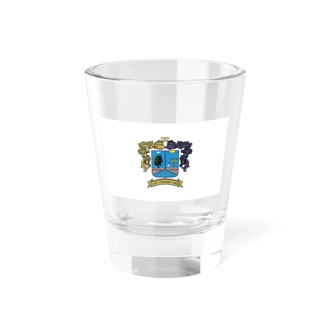 Flag of Pogany (Hungary) Shot Glass 1.5oz 1.5oz - Go Mug Yourself