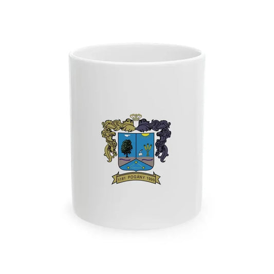 Flag of Pogany vertical (Hungary) White Coffee Mug 11oz - Go Mug Yourself