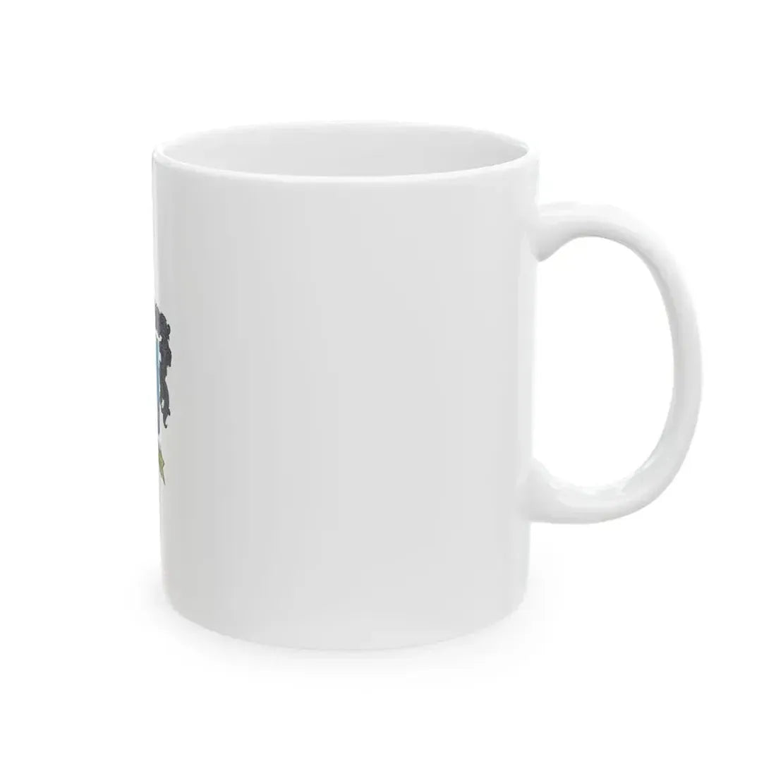 Flag of Pogany vertical (Hungary) White Coffee Mug - Go Mug Yourself