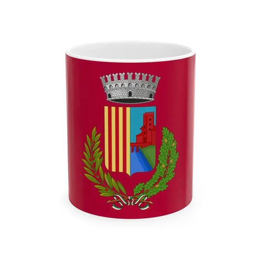 Flag of Poggio Renatico (Italy) White Coffee Mug 11oz - Go Mug Yourself