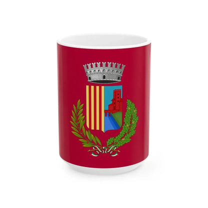Flag of Poggio Renatico (Italy) White Coffee Mug 15oz - Go Mug Yourself