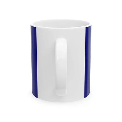 Flag of Pohnpei 1977-1992 (Micronesia) White Coffee Mug - Go Mug Yourself