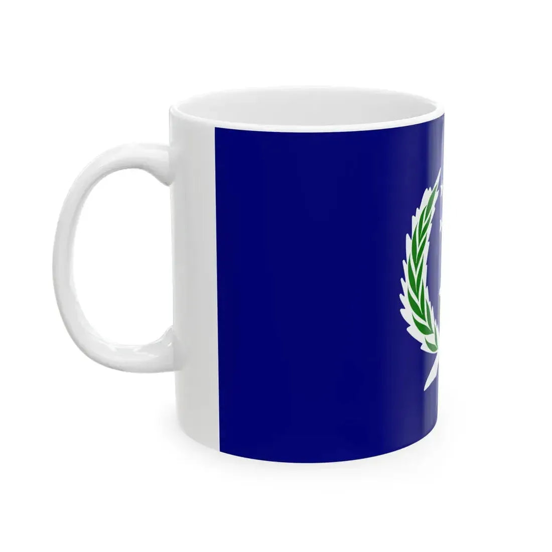 Flag of Pohnpei 1977-1992 (Micronesia) White Coffee Mug - Go Mug Yourself