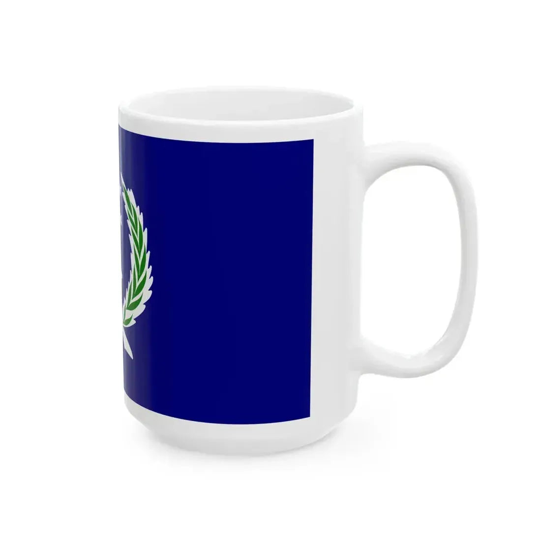 Flag of Pohnpei 1977-1992 (Micronesia) White Coffee Mug - Go Mug Yourself