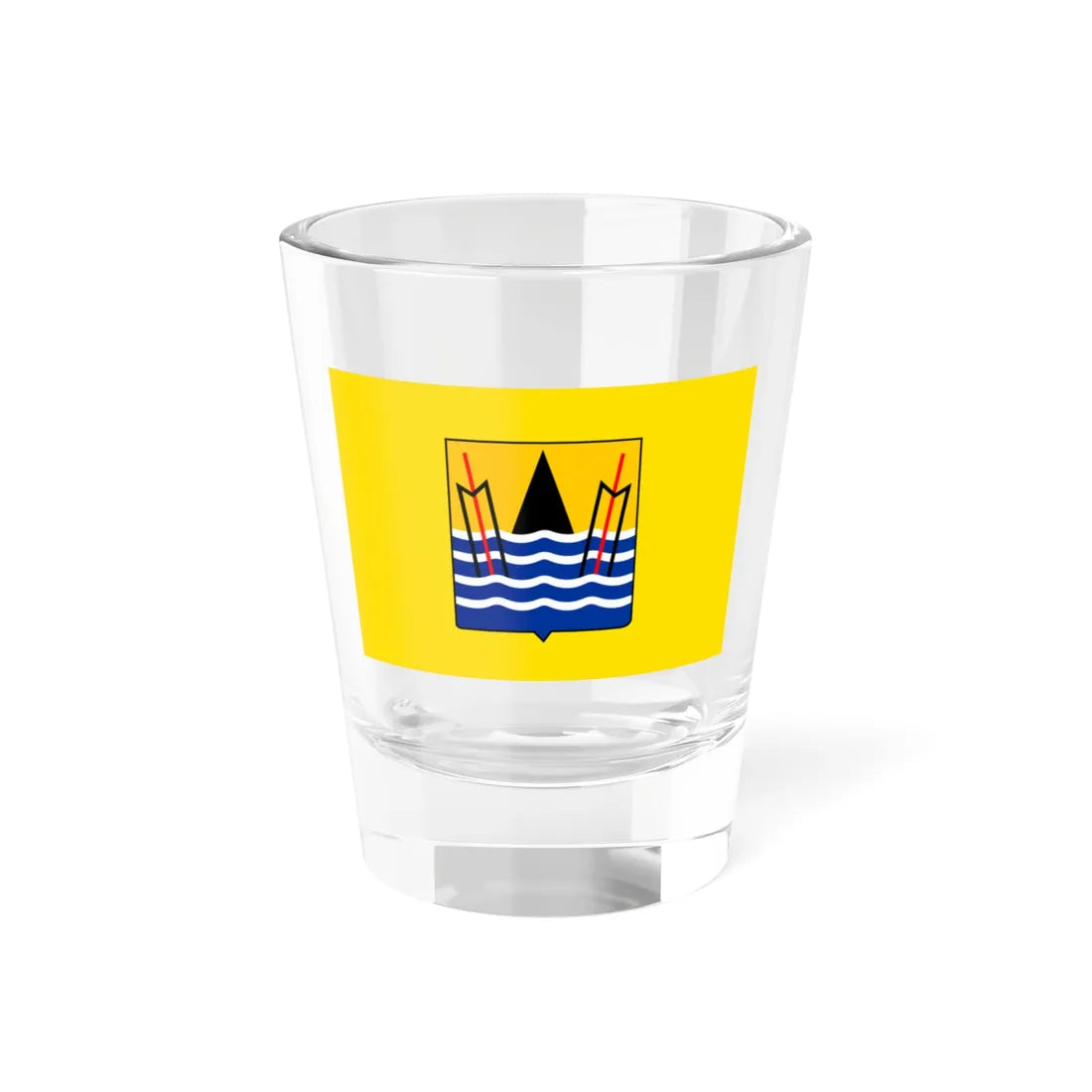 Flag of Pointe-Noire Republic of Congo (Congo) Shot Glass 1.5oz 1.5oz - Go Mug Yourself