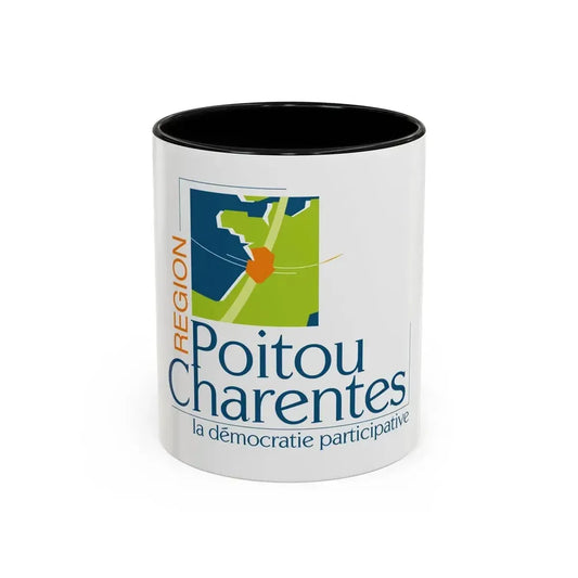 Flag of Poitou Charentes France 2 - Accent Coffee Mug 11oz Black - Go Mug Yourself